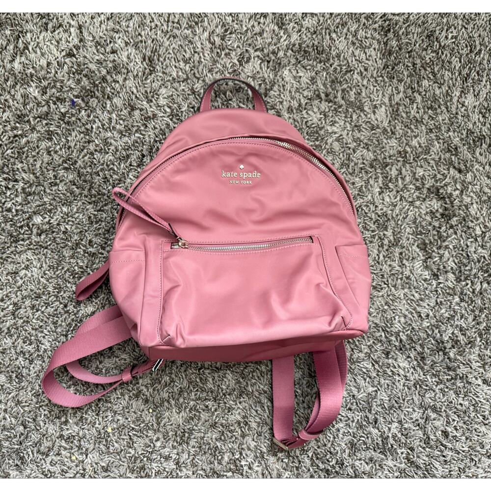Kate Spade New York Chelsea Backpack Nylon Durable Designer Medium Size Travel - Picture 5 of 11